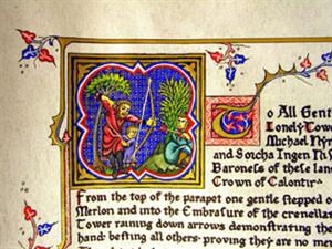 Manuscript illumination 